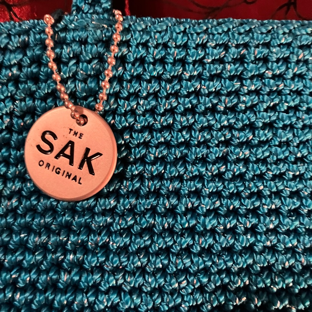 The Sak Teal Crochet New Purse - Picture 2 of 4